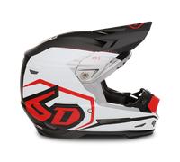 Casque Cross 6D ATR-2 Delta Rouge/BlancXL Rouge,Blanc