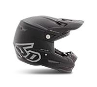 §Casque Cross 6D ATR-2 Solid Noir Mat§