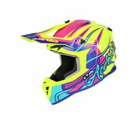 Casque Cross ACERBIS Linear 22-06 Graphic Off-Road Jaune/Violet ECE 22.06
