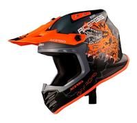 casque cross acerbis profile junior - noir / orange XL