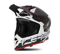 Acerbis Steel Carbon, casque de motocross XS Mat Noir/Rouge/Blanc Mat Noir/Rouge/Blanc