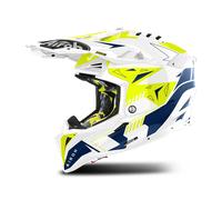 Casque Cross AIROH Aviator 3 Jaune/BleuXS Jaune,Bleu