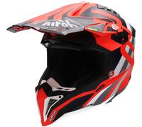 Casque cross AIROH AVIATOR 3 RAINBOW noir-orange fluo XL