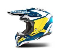 Casque Cross Airoh Aviator 3 Saber Bleu MatM Bleu Mat