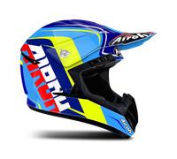 Casque Cross Airoh Switch Sign Bleu brillantXS Bleu brillant