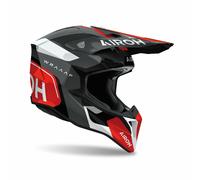 Casque Cross AIROH WRAAAP CONQUER Rouge Brillant