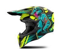 Airoh Casque tout-terrain WRAAAP CYBER Jaune mat XL