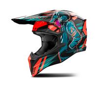 Casque Tout-Terrain Airoh WRAAAP CYBER Orange Gloss