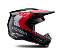 Alpinestars S-M5 Honda, casque à croix S Noir/Rouge/Blanc Noir/Rouge/Blanc