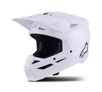 Casque Cross Alpinestars SM3 Solid Blanc brillantS Blanc brillant