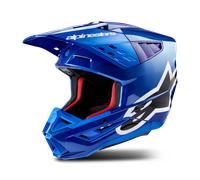 Alpinestars S-M5 Corp 2024 Casque de motocross, bleu, taille XL pour homme