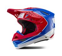 Alpinestars Supertech S-M10 Aeon 2024 Casque de motocross, blanc-rouge-bleu, taille M