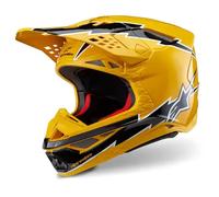 casque cross alpinestars supertech s-m10 ampress - noir / jaune XS