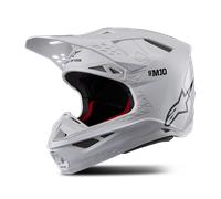 Alpinestars Supertech S-M10 Solid 2024 Casque de motocross, blanc, taille L pour homme