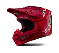 Alpinestars Supertech S-M10 Flood 2024 Casque de motocross, rouge, taille S pour homme