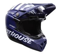 Bell Helmets Casque de motocross Moto-10 Fasthouse Mips L Bleu foncé/blanc