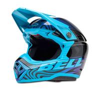 §Casque Cross Bell Moto-10 Spherical Bleu§