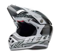 BELL Moto-10 Spherical Casque Unisexe, Argenté/Gris, L