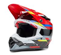 §Casque Cross Bell Moto-9S Flex Noir-Rouge§