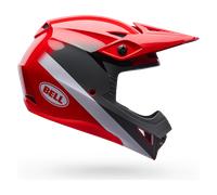 Bell MX-10 MIPS Aviator Casque de motocross, noir-rouge, taille XL pour homme