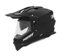 CASQUE CROSS DOUBLE ECRAN NOX N312 NOIR MAT T57-58 M - CE 22 .06