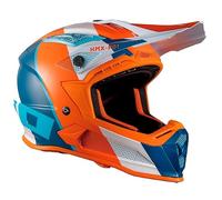 casque cross / enduro hebo ripple orange / blanc / bleu XL