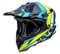 casque cross / enduro ixs 189 2.0 - noir / bleu / jaune L