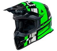 casque cross / enduro ixs 361 2.3 - noir / vert XL