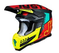 casque cross enfant just1 j22-f falcon - rouge / jaune / noir M
