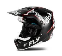 Fly Racing Formula CP DBK Special Edition, casque de motocross L Noir/Blanc/Rouge Noir/Blanc/Rouge