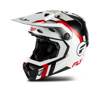 Fly Racing Formula CP Seal, casque de motocross L Blanc/Rouge/Gris Clair/Noir Blanc/Rouge/Gris Clair/Noir