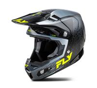 Casque Cross FLY Racing Formula S Protocol Carbone/Gris/Hi-VisL Carbone,Gris,Hi-Vis