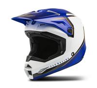 Fly Racing Kinetic Vision, casque croisé M Blanc/Bleu/Or Blanc/Bleu/Or