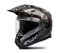 §Casque Cross FLY Racing Trekker Kryptek Conceal Noir-Gris-Blanc§ XL