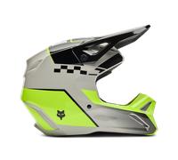 Casque Cross FOX V1 Collect Gris/JauneM Gris,Jaune