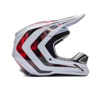 Casque Cross FOX V1 Kairos Blanc/rouge fluorescentS Blanc,rouge fluorescent