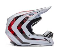 Casque Cross FOX V1 Kairos Blanc/rouge fluorescentXL Blanc,rouge fluorescent