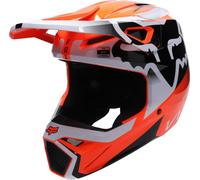 FOX V1 Leed Casque de motocross pour les jeunes, orange, taille M