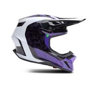 FOX Casque moto V3 RS Grid Black / Purple 2025 XS