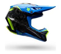 FOX Casque moto V3 RS Tactile Blue Jewel 2026 L