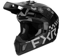 §Casque Cross FXR Clutch Gladiator Chrome§