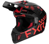 §Casque Cross FXR Clutch Gladiator Nuke Rouge§