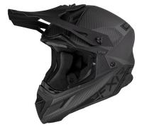 FXR Helium Carbon 2023 Casque de motocross, noir, taille S