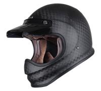 §Casque Cross Just1 J-Storm Solid Carbone§