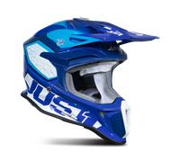 §Casque Cross Just1J18 F Hexa Bleu-Blanc§