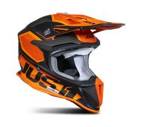 Just1 J18-F Hexa, casque croisé M Mat Noir/Orange Mat Noir/Orange
