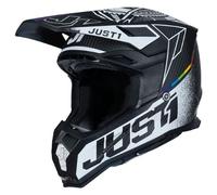 casque cross just1 j22 carbon speed side - noir / blanc M