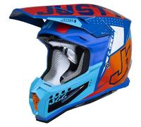 casque cross just1 j22-f falcon - orange / bleu XL