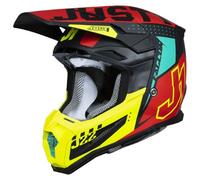 casque cross just1 j22-f falcon - rouge / jaune / noir S