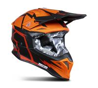Just1 J39 Poseidon, casque croisé M Orange Néon/Noir Orange Néon/Noir